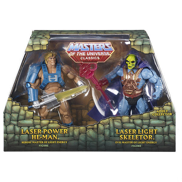 Laser Power He-Man & Laser Light Skeletor - Motu Classics 2015 Laser Power He-Man & Laser Light Skeletor - Motu Classics 2015