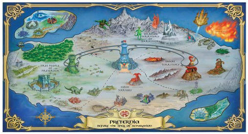 Landkarte Preternia - Motu Classics 2012