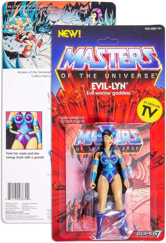 Neo Vintage Evil Lyn - Super 7 - Motu 2020 Neo Vintage Evil Lyn - Super 7 - Motu 2020