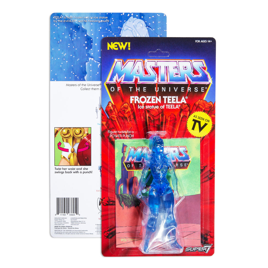 Neo Vintage Frozen Teela - Super 7 - Motu 2020 Neo Vintage Frozen Teela - Super 7 - Motu 2020