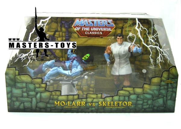 Mo-Larr + Skeletor Set (SDCC Exclusive) - Motu Classics 2010 Mo-Larr + Skeletor Set (SDCC Exclusive) - Motu Classics 2010