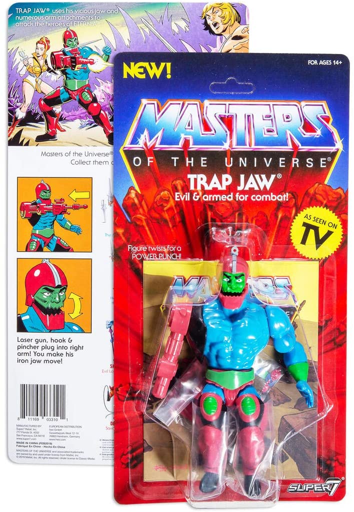 Neo Vintage Trap Jaw - Super 7 - Motu 2020 Neo Vintage Trap Jaw - Super 7 - Motu 2020