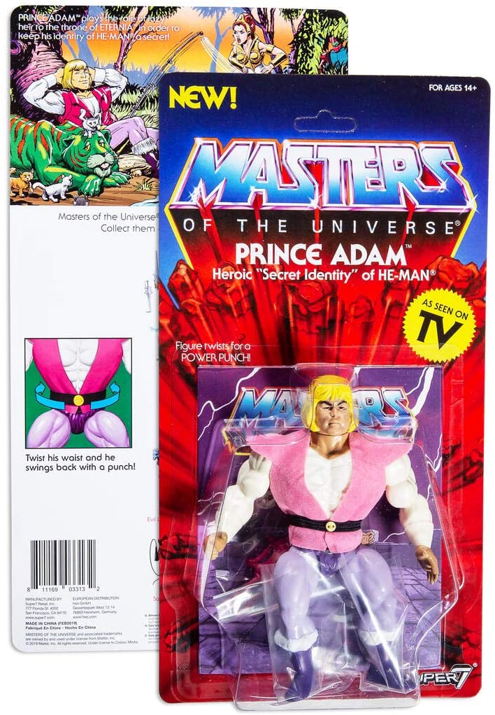 Neo Vintage Prince Adam - Super 7 - Motu 2020 Neo Vintage Prince Adam - Super 7 - Motu 2020