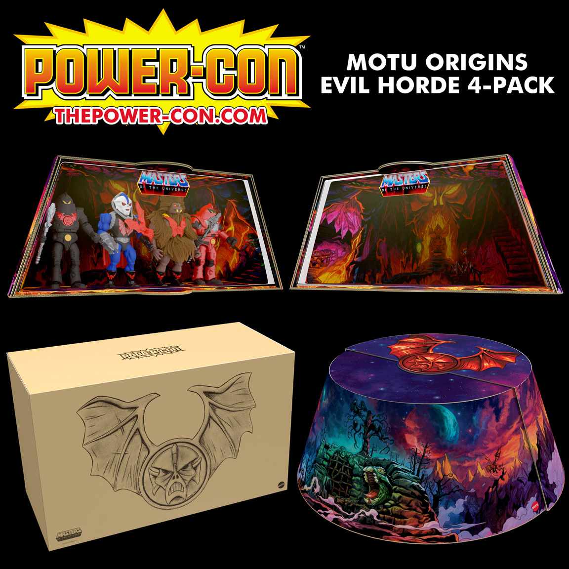 Evil Horde 4-Pack - Power Con Exclusive 2021 New!